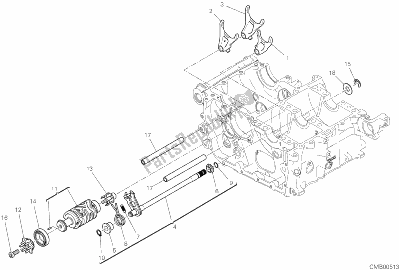 Todas las partes para Shift Cam - Horquilla de Ducati Superbike Panigale V4 Speciale 1100 2019